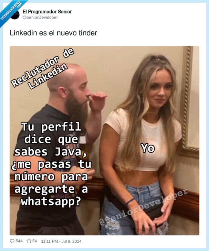 linkedin,tinder,recruiters