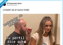 Enlace a Cuidado que Linkedin lo carga el diablo, por @5eniorDeveloper