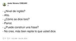 Enlace a ¿Nivel de inglés?, por @CineJavi