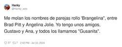 Enlace a ¿Sabéis más nombres de pareja como éste?, por @Hanky_solo