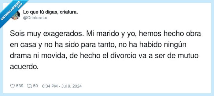 exagerados,divorcio,acuerdo,reformas,obras