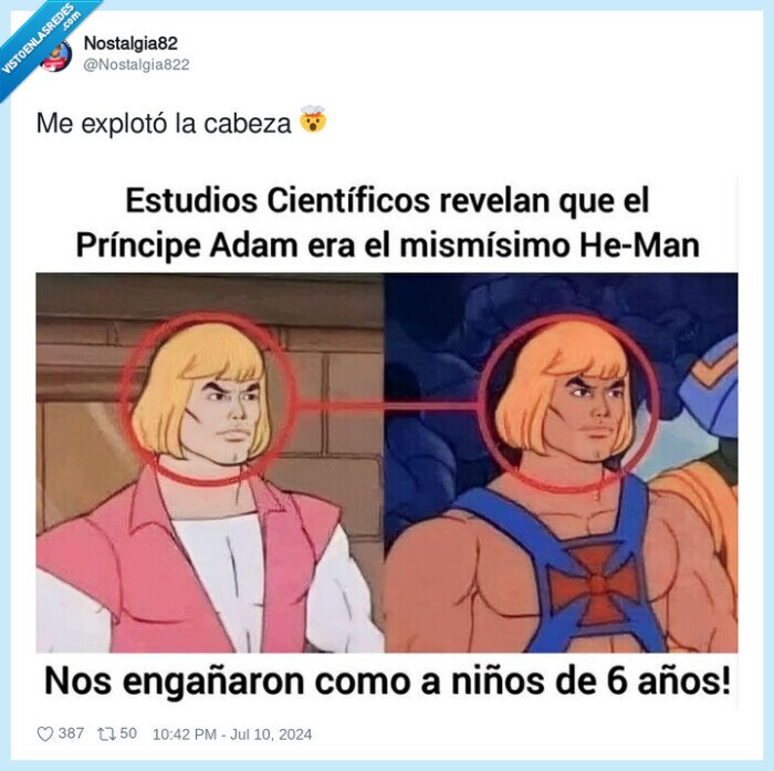 heman,engañar,principe adam,misma persona