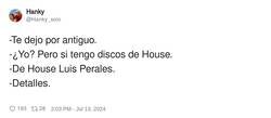 Enlace a House Luis Perales, por @Hanky_solo