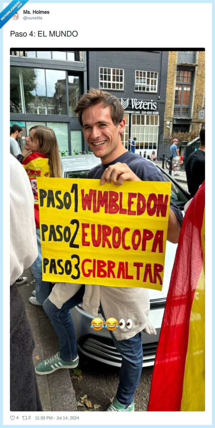 España,campeones,eurocopa,gibraltar,meme,chiste,fútbol,tenis