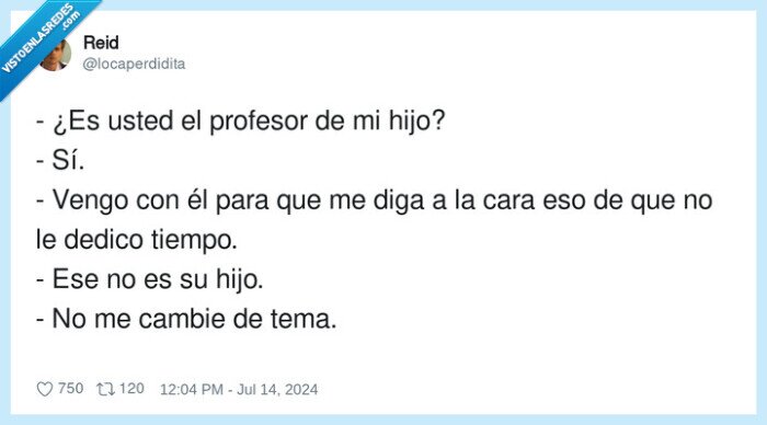 profesor,cambiar,hijo,dedicar,tiempo