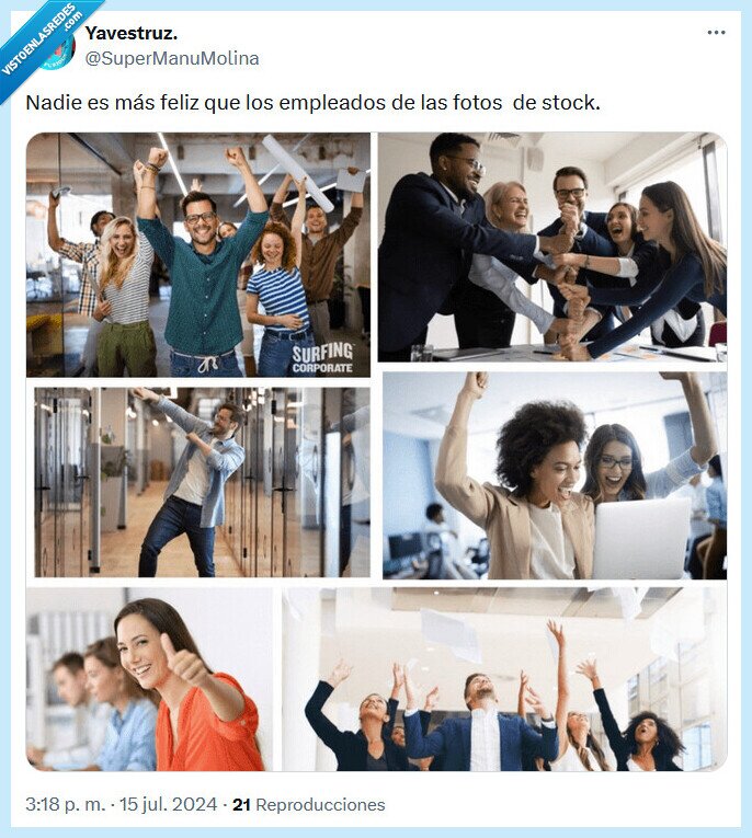 feliz,empleados,stock