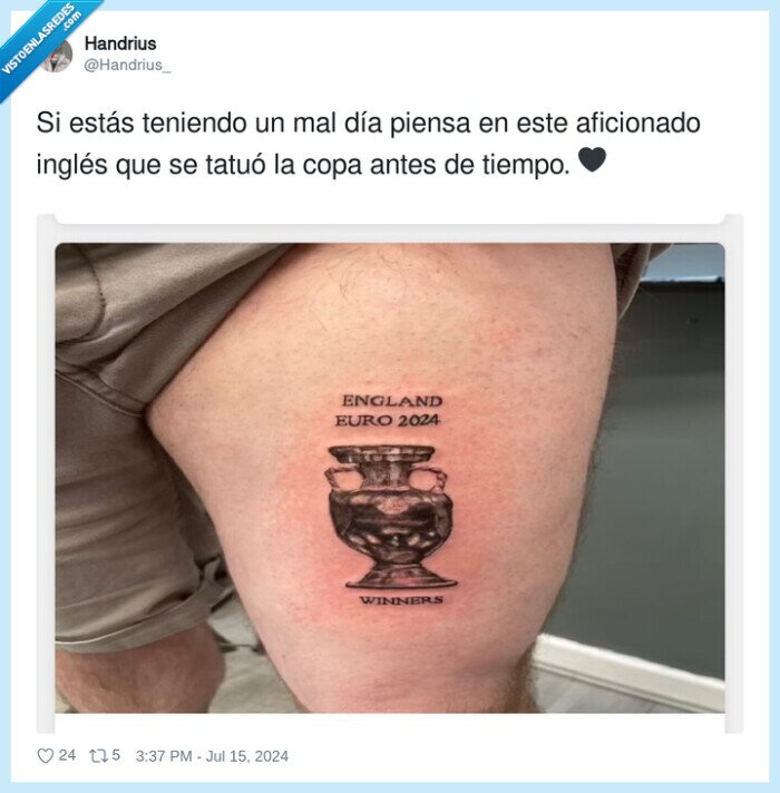 aficionado,tatuaje,euro2024,inglaterra,inglés