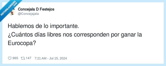 corresponder,importante,campeonato,eurocopa,dias libres