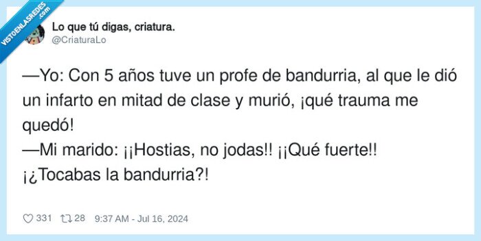 bandurria,infarto,tocar,murió