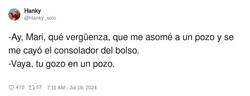 Enlace a De ahí viene la frase tu gozo en un pozo, por @Hanky_solo