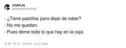 Enlace a Pastillas para dejar de robar, por @NOROBESPIERRE