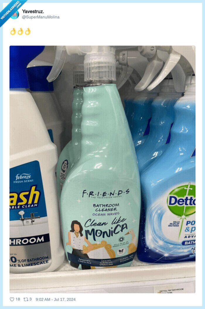 mónica,friends,limpiar