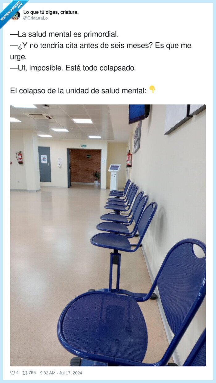 sanidad,españa,colapsado,colapso,salud mental