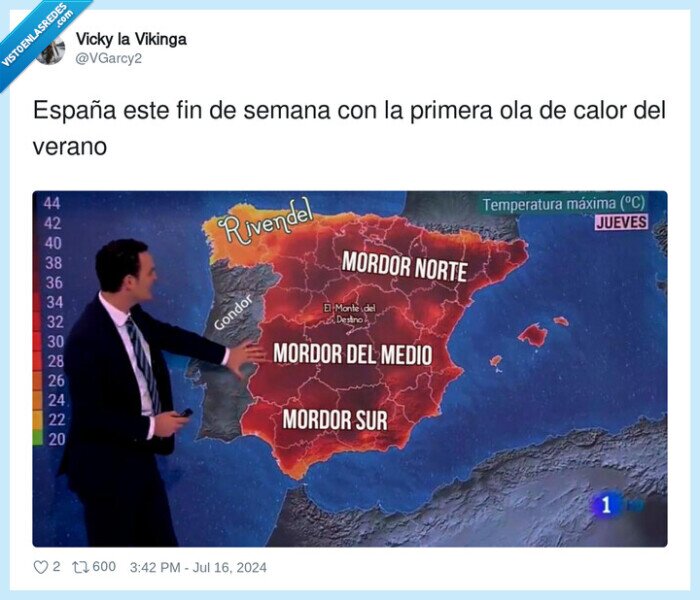 españa,ola de calor,verano,mordor