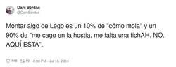 Enlace a Unpopular opinion: Odio los LEGO, por @DaniBordas
