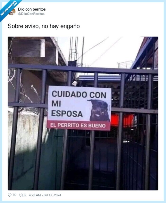 cartel,aviso,perro,cuidado,esposa