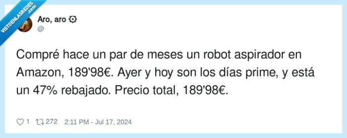 rebaja,amazon prime,timo,precio,subir