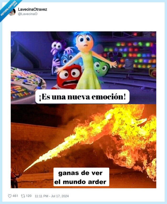 inside out,emocion,arder,ganas de ver el mundo arder