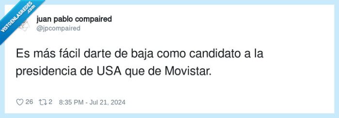 presidencia,candidato,movistar,darte,baja