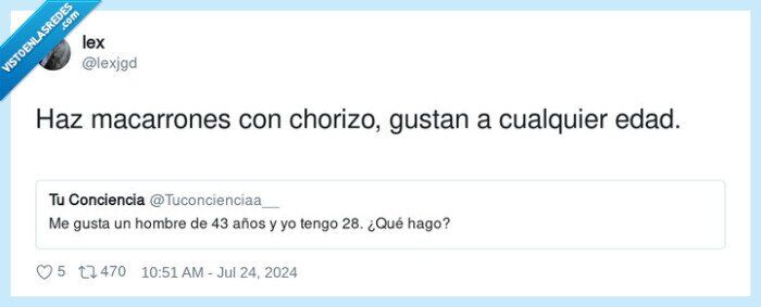 macarrones,chorizo,gustar