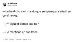 Enlace a En sus trece, por @AzulWorow