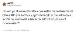 Enlace a Que aparezcan por aquí los del Team Calor, por @AnderOnTheRoad
