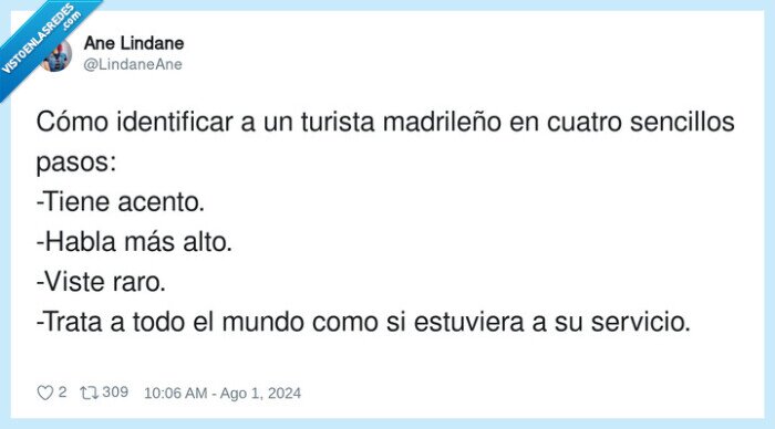 identificar,madrileño,turista