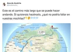 Enlace a El camino más largo posible en el Planeta Tierra, por @anadeaustria_
