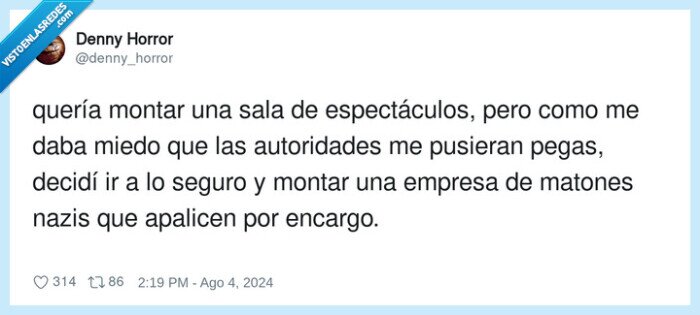espectáculos,autoridades,matones,empresa