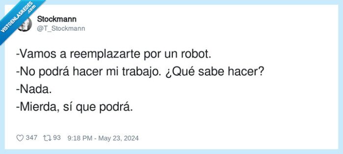 reemplazarte,trabajo,nada,robot