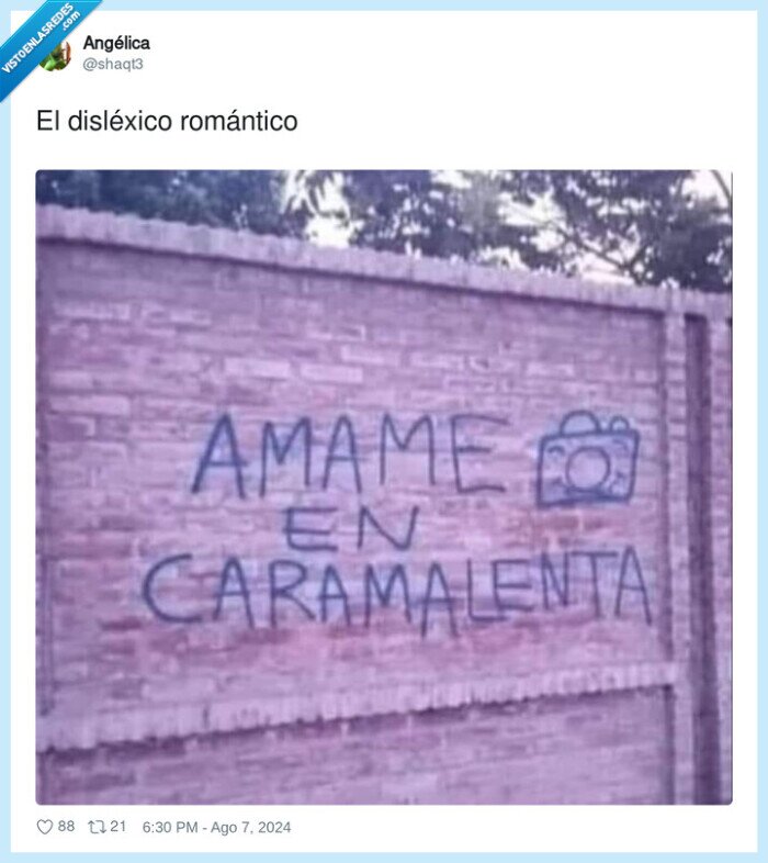 disl&eacute;xico,rom&aacute;ntico,amame en caramalenta