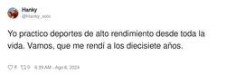 Enlace a Deportes de alto rendimiento, por @Hanky_solo