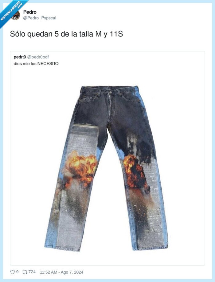 torres gemelas,pantalones,11s