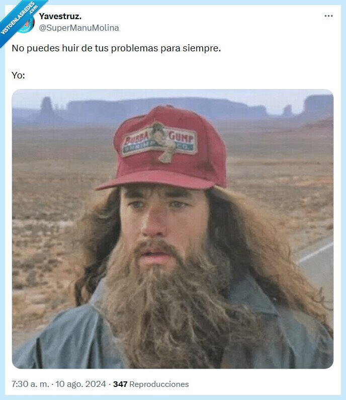 huir,problemas,forest gump
