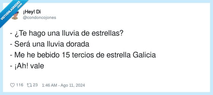 estrellas,estrella galicia,tercios,lluvia dorada