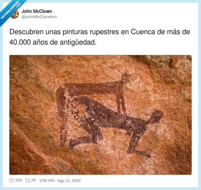 antigüedad,pinturas rupestres,cuenca,40000