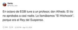 Enlace a Don Alfredo, el Hitchcock, por @Hanky_solo