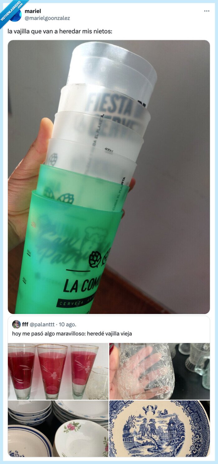 vajilla,heredar,nietos