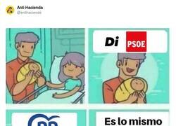 Enlace a Same shit, por @antihacienda