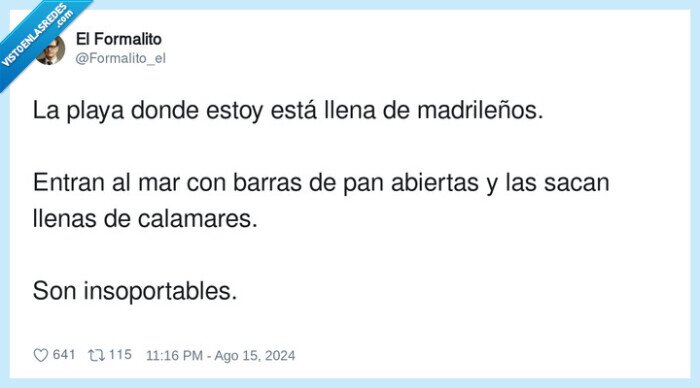 insoportables,madrileños,calamares,mar,barras