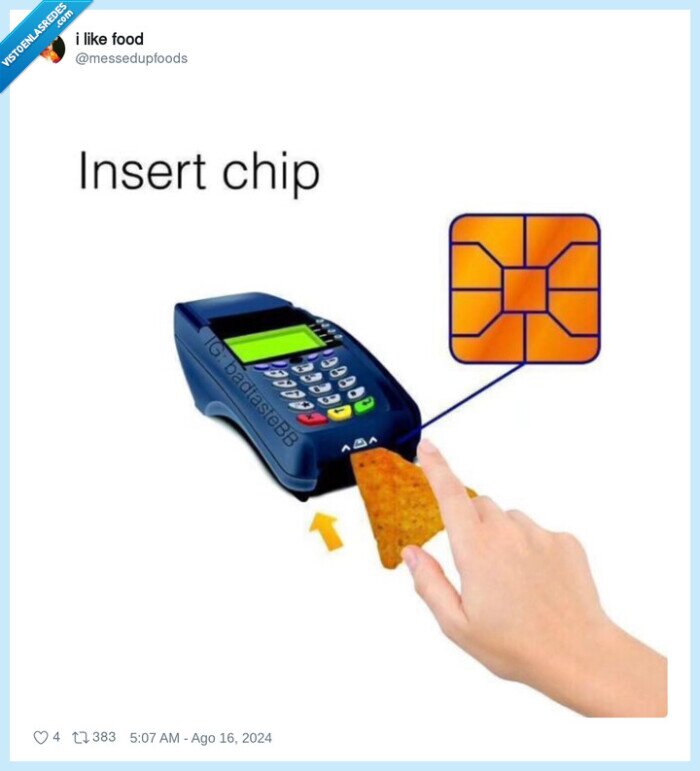 datafono,chip