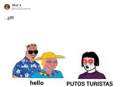 Enlace a Welcome refugees, tourists go home, por @EnLosLuceros