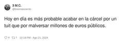 Enlace a Así nos va, por @tresmasciento