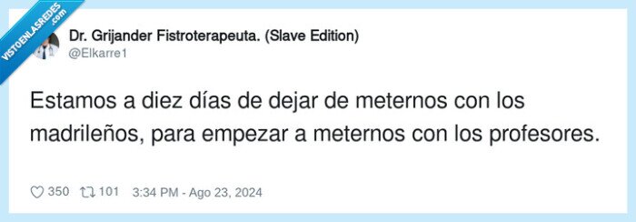 madrileños,profesores,meternos,empezar