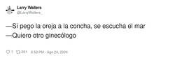 Enlace a Contrólese señor, por @LarryWalters_