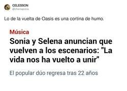 Enlace a El efecto mariposa de lo de Oasis, por @chemapizca