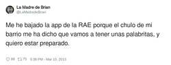 Enlace a Llévate un bate también, por si acaso, por @LaMadredeBrian