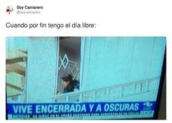 Enlace a Que no me moleste nadie, por @soycamarero