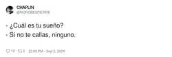 Enlace a Deja dormir a la gente, por @NOROBESPIERRE