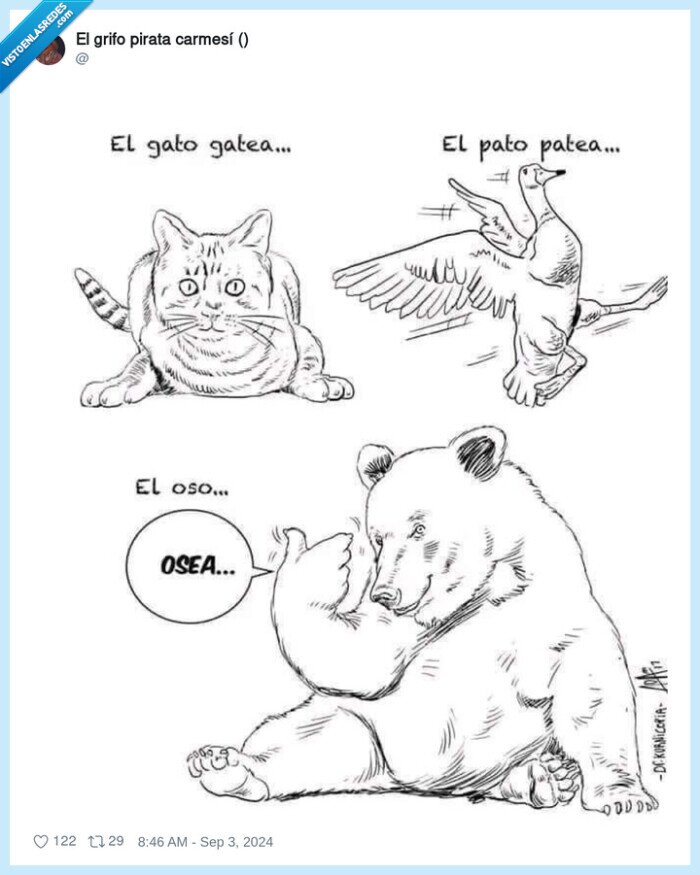 osea,oso,gato,gatea,patea,pato